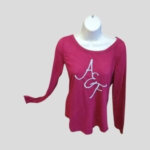 Abercrombie and Fitch A&F Shirt Women’s Medium Embroidered T46